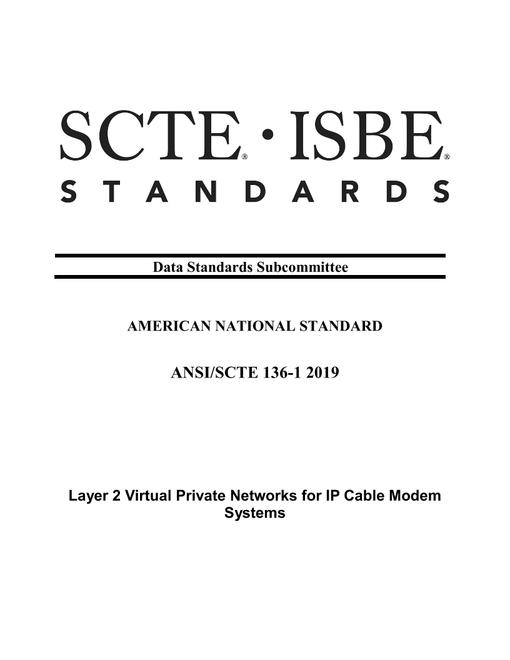 SCTE 136-1 2019