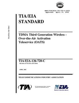 TIA ANSI/TIA/EIA-136-720-C