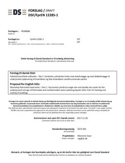DANSK DSF/FPREN 12285-1