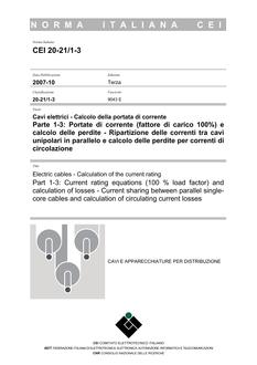 CEI 20-21/1-3
