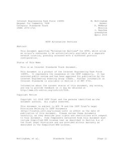 IETF RFC 7838