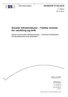 DANSK DS/ISO/TR 37152