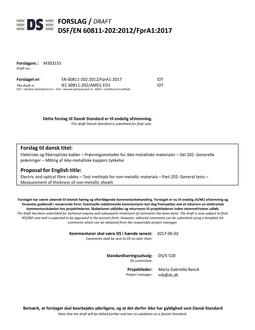 DANSK DSF/EN 60811-202/FPRA1