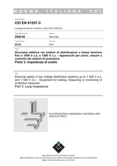 CEI EN 61557-3