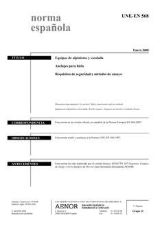 AENOR UNE-EN 568