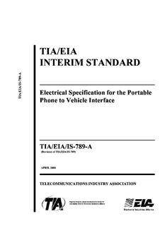 TIA TIA/EIA/IS-789-A