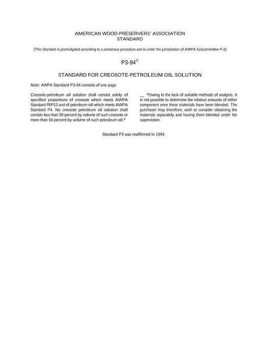 AWPA P3-94