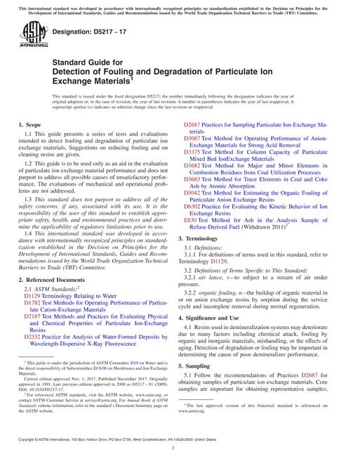 ASTM D5217-17
