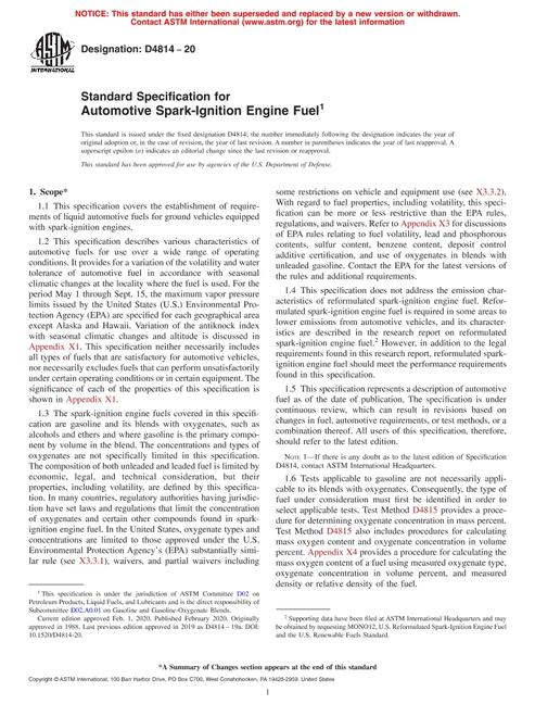 ASTM D4814-20