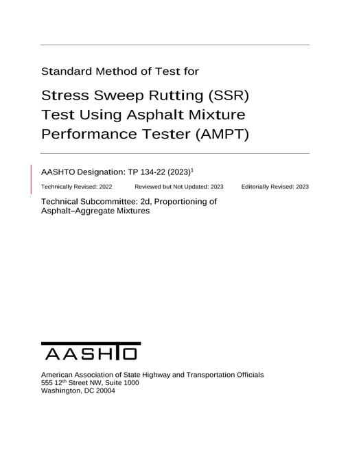 AASHTO TP 134-22 (2023)