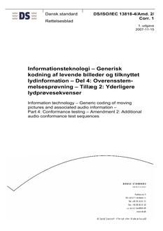 DANSK DS/ISO/IEC 13818-4