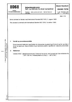 DANSK DS/ISO 7378