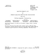 QPL QPL-14-80 Notice 1 - Cancellation