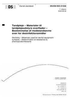 DANSK DS/EN ISO 21530