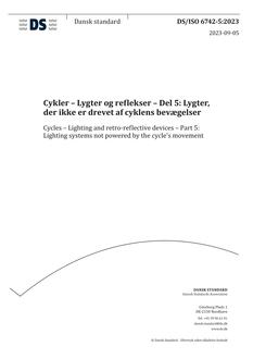 DANSK DS/ISO 6742-5
