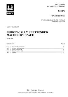 DNV DNV-RU-SHIPS PART 6 CHAPTER 3
