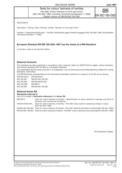 DIN EN ISO 105-G02