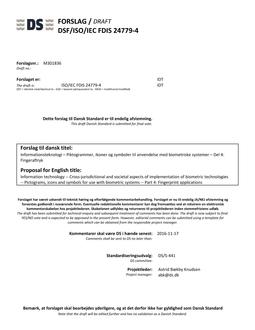 DANSK DSF/ISO/IEC FDIS 24779-4