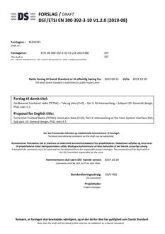 DANSK DSF/ETSI EN 300 392-3-10 V1.2.0 (2019-08)