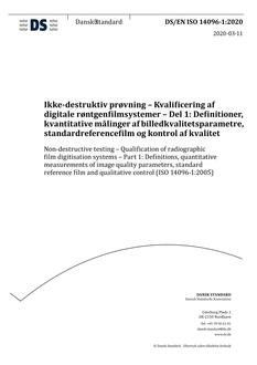 DANSK DS/EN ISO 14096-1