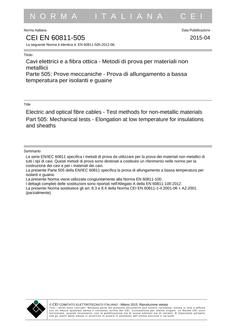 CEI EN 60811-505