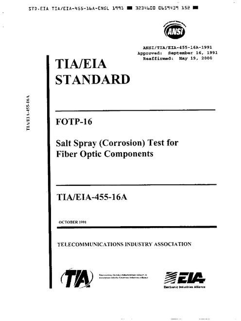 TIA ANSI/TIA/EIA-455-16A