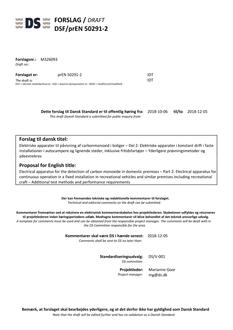 DANSK DSF/PREN 50291-2