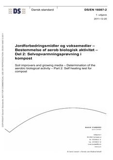 DANSK DS/EN 16087-2