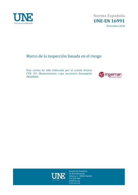 AENOR UNE-EN 16991