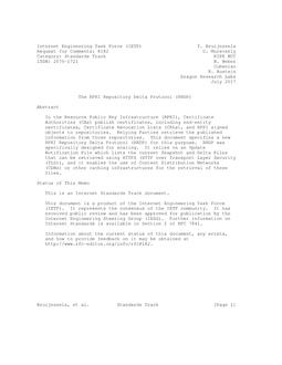 IETF RFC 8182