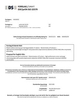 DANSK DSF/PREN ISO 22579