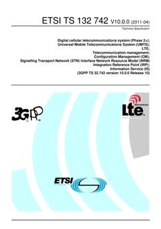 ETSI TS 132 742