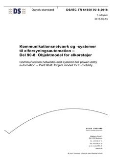 DANSK DS/IEC TR 61850-90-8