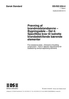 DANSK DS/ISO 834-4