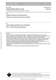 CEI EN IEC 62271-110