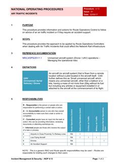 NR NR/L3/OPS/045/4.13 ISSUE 1