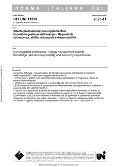 CEI UNI 11339