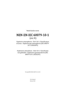 NEN NEN-EN-IEC 60079-10-1