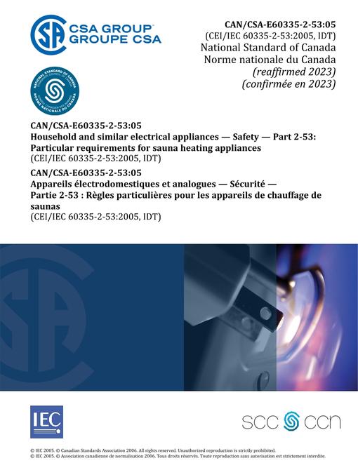 CAN/CSA E60335-2-53-05 (R2023)