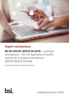 BS EN ISO/IEC 80079-34:2020 EXCOMM