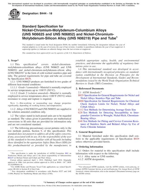 ASTM B444-18
