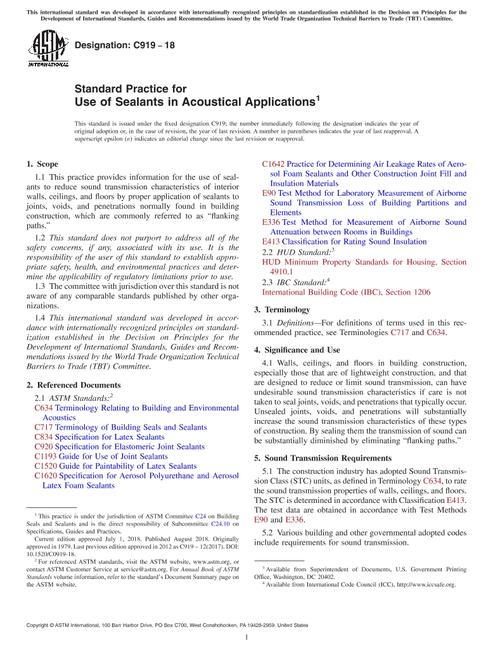 ASTM C919-18