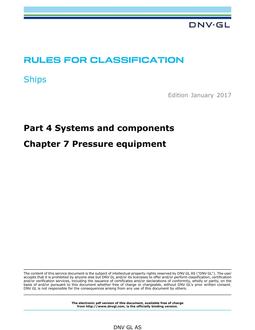 DNV DNVGL-RU-SHIPS PART 4 CHAPTER 7