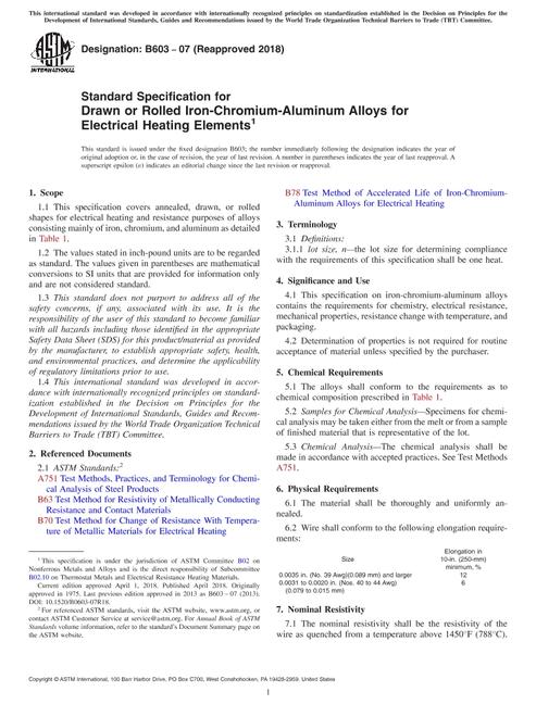 ASTM B603-07(2018)