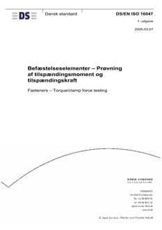 DANSK DS/EN ISO 16047