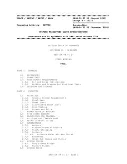 NAVY UFGS-08 51 23