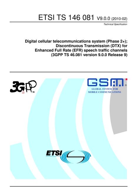 ETSI TS 146 081