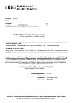 DANSK DSF/ISO/FDIS 23696-1