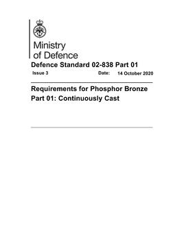 MODUK DEF STAN 02-838: PART 1