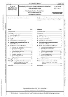 VDI VDI 3414 BLATT 1